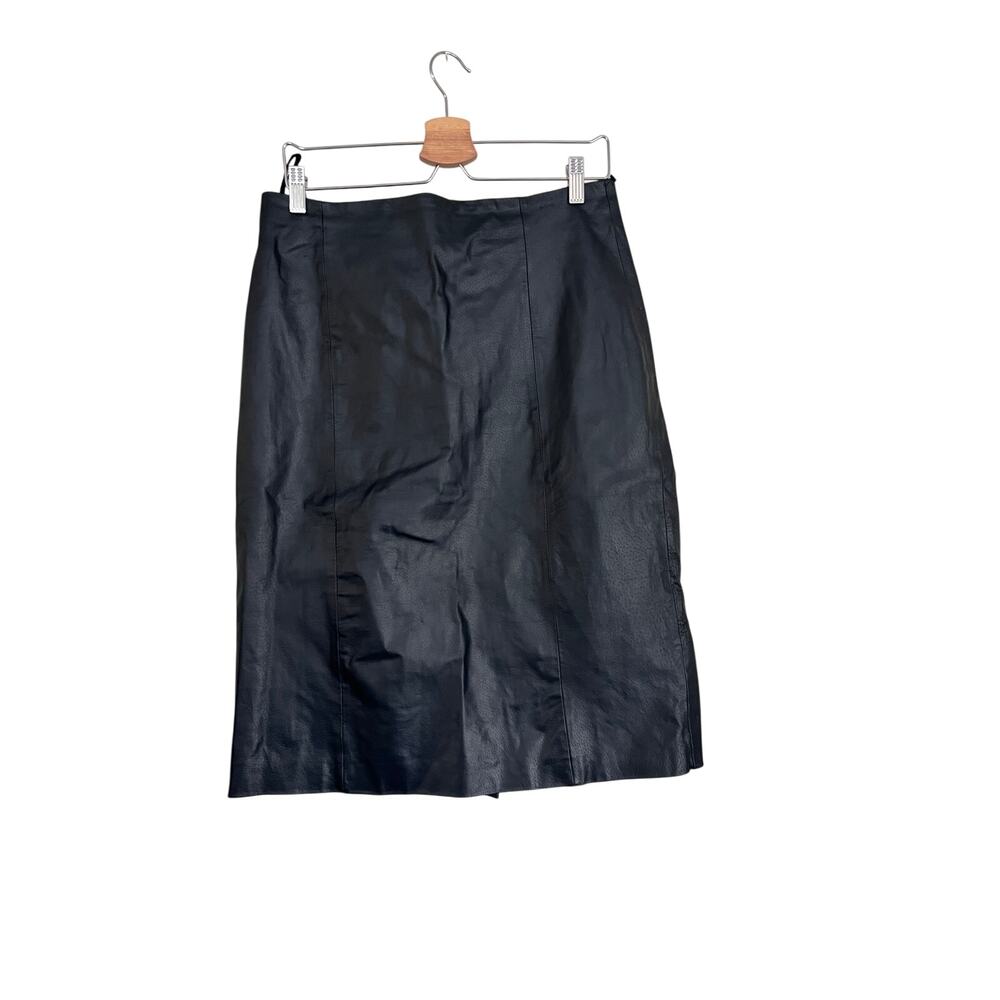 Metrostyle Vintage Real Leather Skirt - Size 12, Great Condition